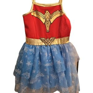WW84- Wonder Woman-Girl's M(7/8) Halloween Costume Dress NWT-DC